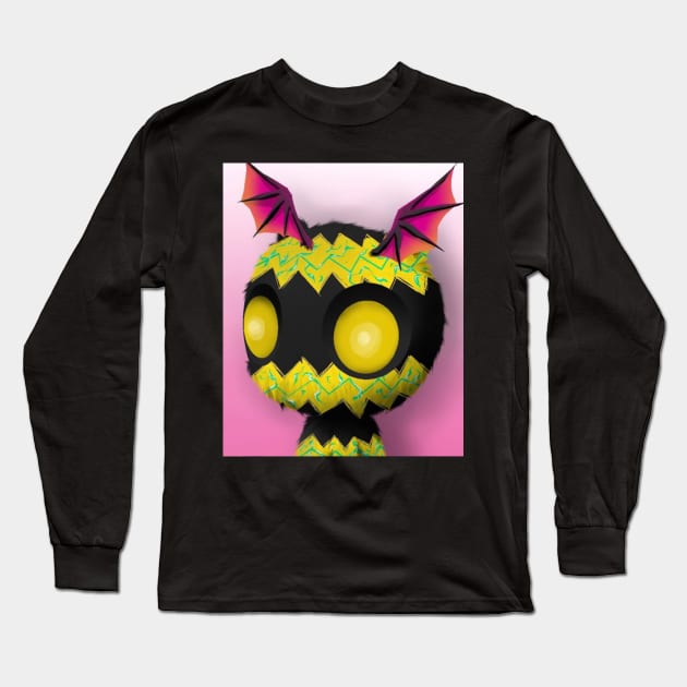 Psycho Kitties #2 Long Sleeve T-Shirt by Zip Kitties